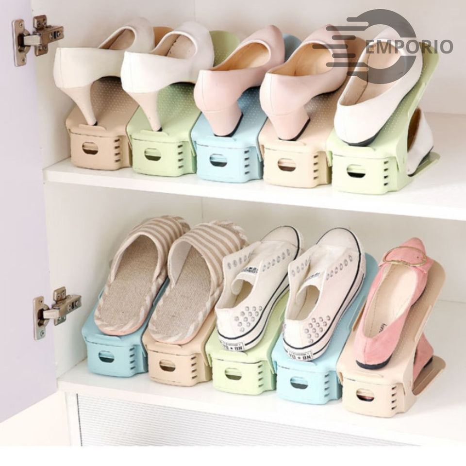 👠♥️ORGANIZADOR DE ZAPATOS AJUSTABLE CON 45% DE DESCTO EN EL MES DE MAMÁ♥️👢