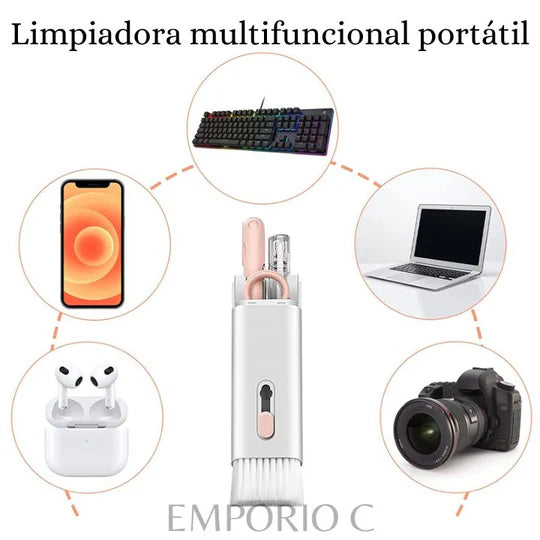 KIT DE LIMPIADOR DE CEPILLO DE TECLADO PARA LAPTOP 7 EN 1🧹