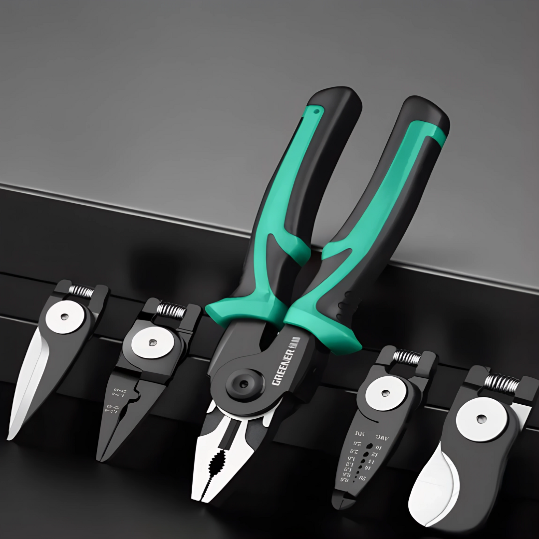 🛠️ ALICATES PELACABLES MULTIFUNCIONALES 🔄 (✨ Intercambiables, versátiles y listos para cualquier trabajo eléctrico ✨)
