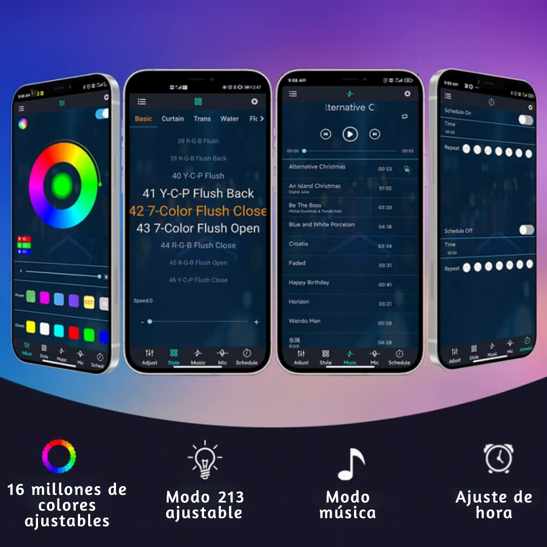 💥PIROTÉCNICOS INTELIGENTES 🎆 (luces sincronizadas con tu música y control por app)🚥
