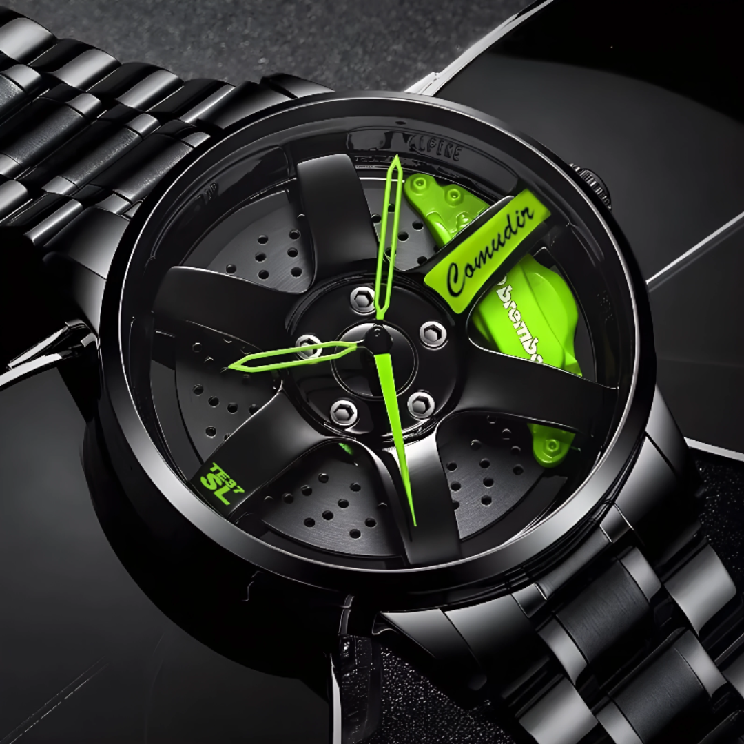 ⌚ RELOJ WHEELCORE® AUTOMÁTICO PARA HOMBRE 🔥 (Estilo de rueda, sin hebilla y diseño moderno con movimiento de cuarzo)