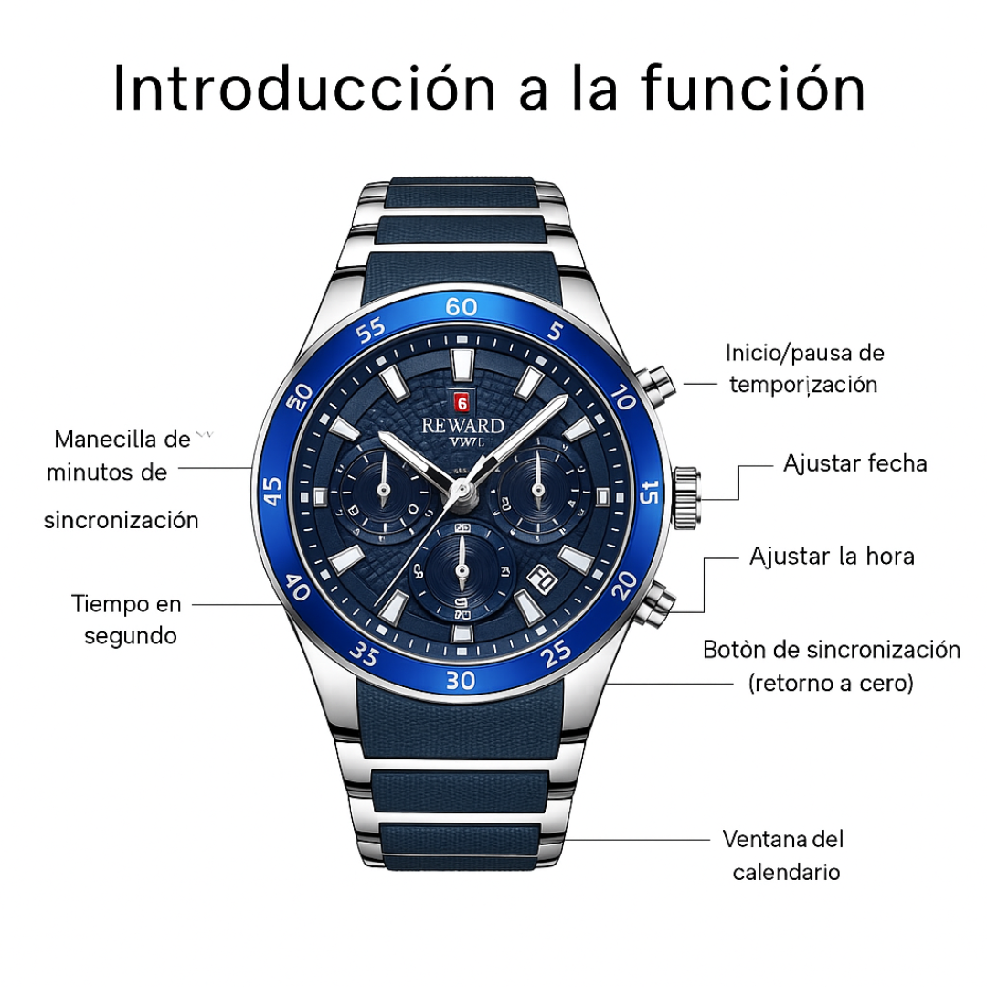 Reloj Reward Hombre (funcionalidad y estilo en tu muñeca) ⌚💪✨