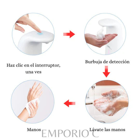 🧽DISPENSADOR DE JABON CON SENSOR💦