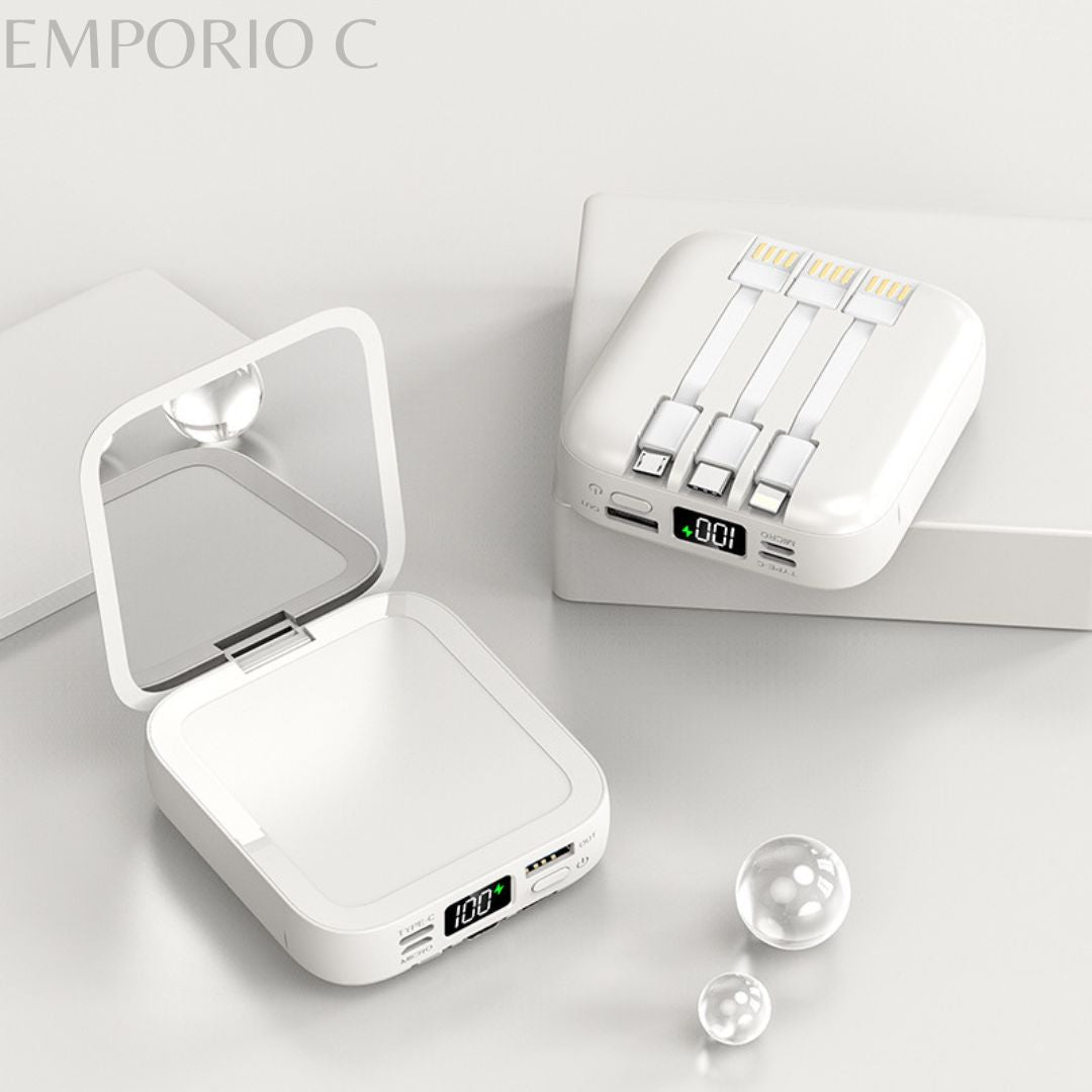 🪞👩POWER BANK CON ESPEJO📱