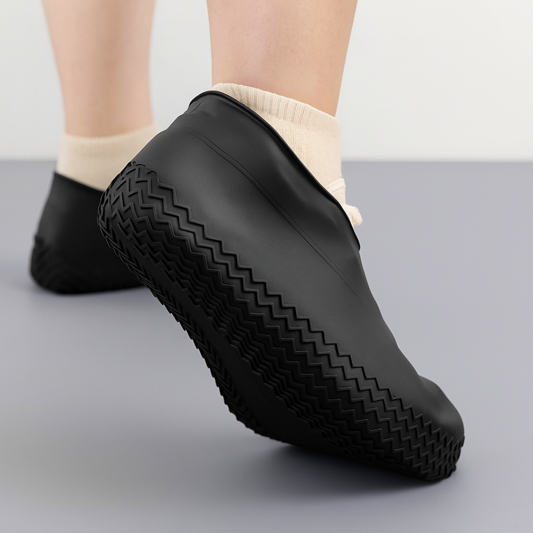 👟 BOTAS DE SILICONA® – CUBIERTA IMPERMEABLE Y ANTIDESLIZANTE 💧 (Mantén tus zapatos secos y limpios en cualquier clima)