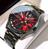 ⌚RELOJ OLEVS WHEEL HUB® (DISEÑO AUTOMOTRIZ, EDICIÓN ROJA)🏎️