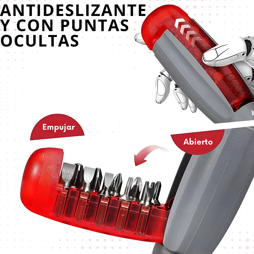 🔧DESTORNILLADOR MULTIFUNCIÓN X-TOOL® (VERSATILIDAD Y PRECISIÓN EN UNA SOLA HERRAMIENTA)⚡
