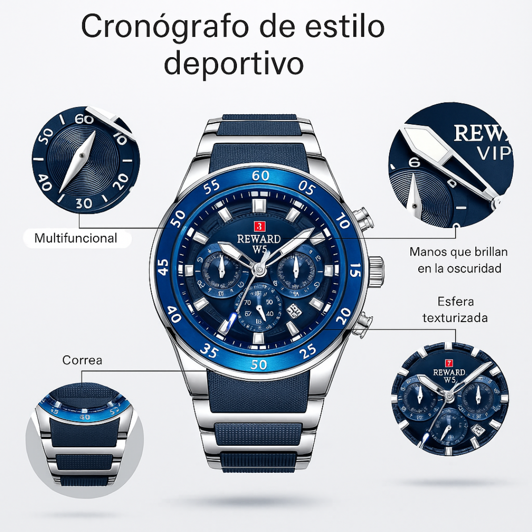 Reloj Reward Hombre (funcionalidad y estilo en tu muñeca) ⌚💪✨