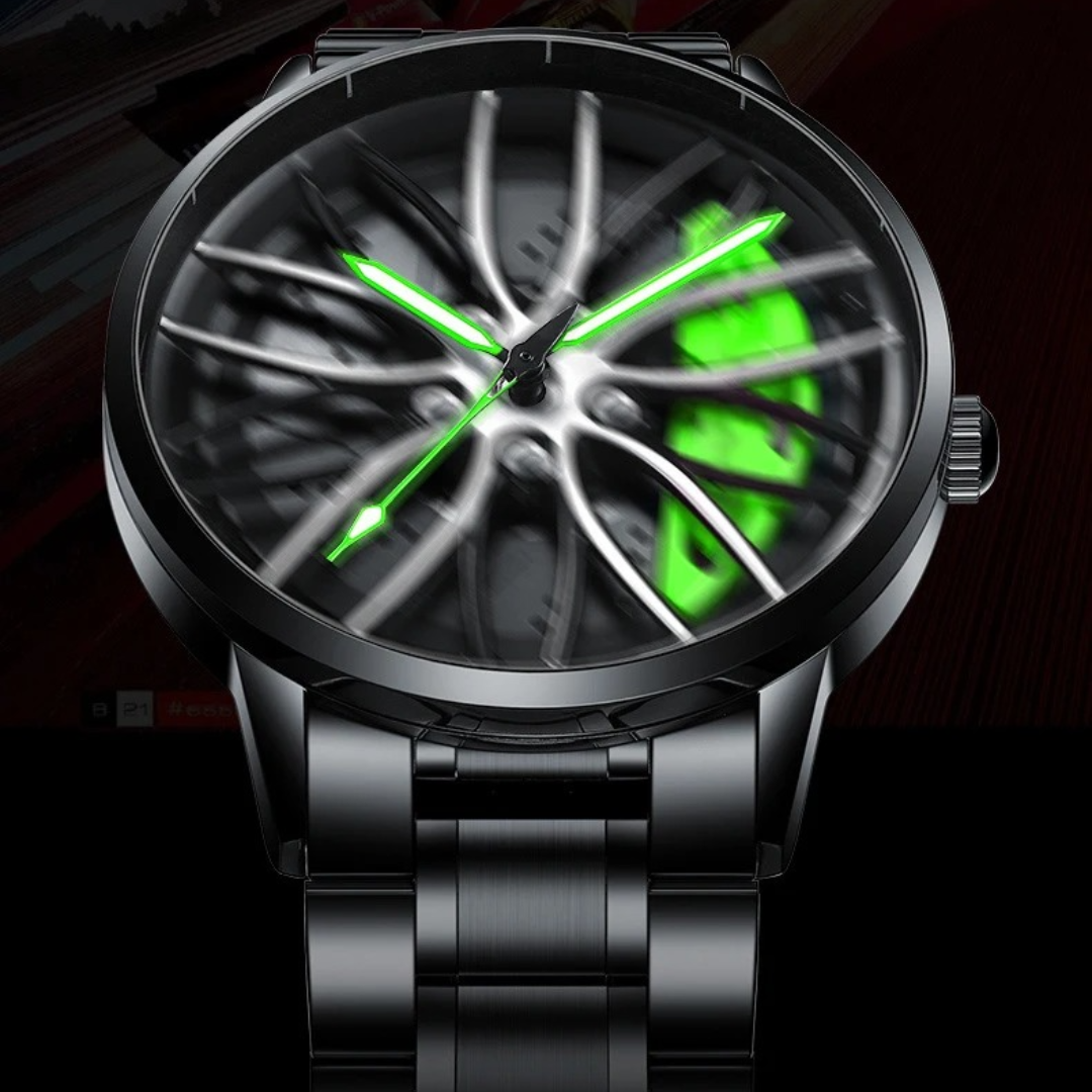 ⌚ RELOJ WHEELCORE® AUTOMÁTICO PARA HOMBRE 🔥 (Estilo de rueda, sin hebilla y diseño moderno con movimiento de cuarzo)