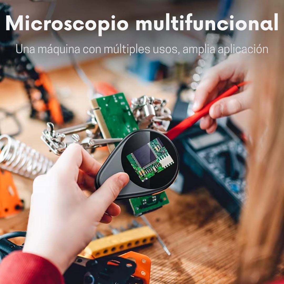 Microscopio Digital 500x (repara y observa con gran precisión) 🔬💡⚡