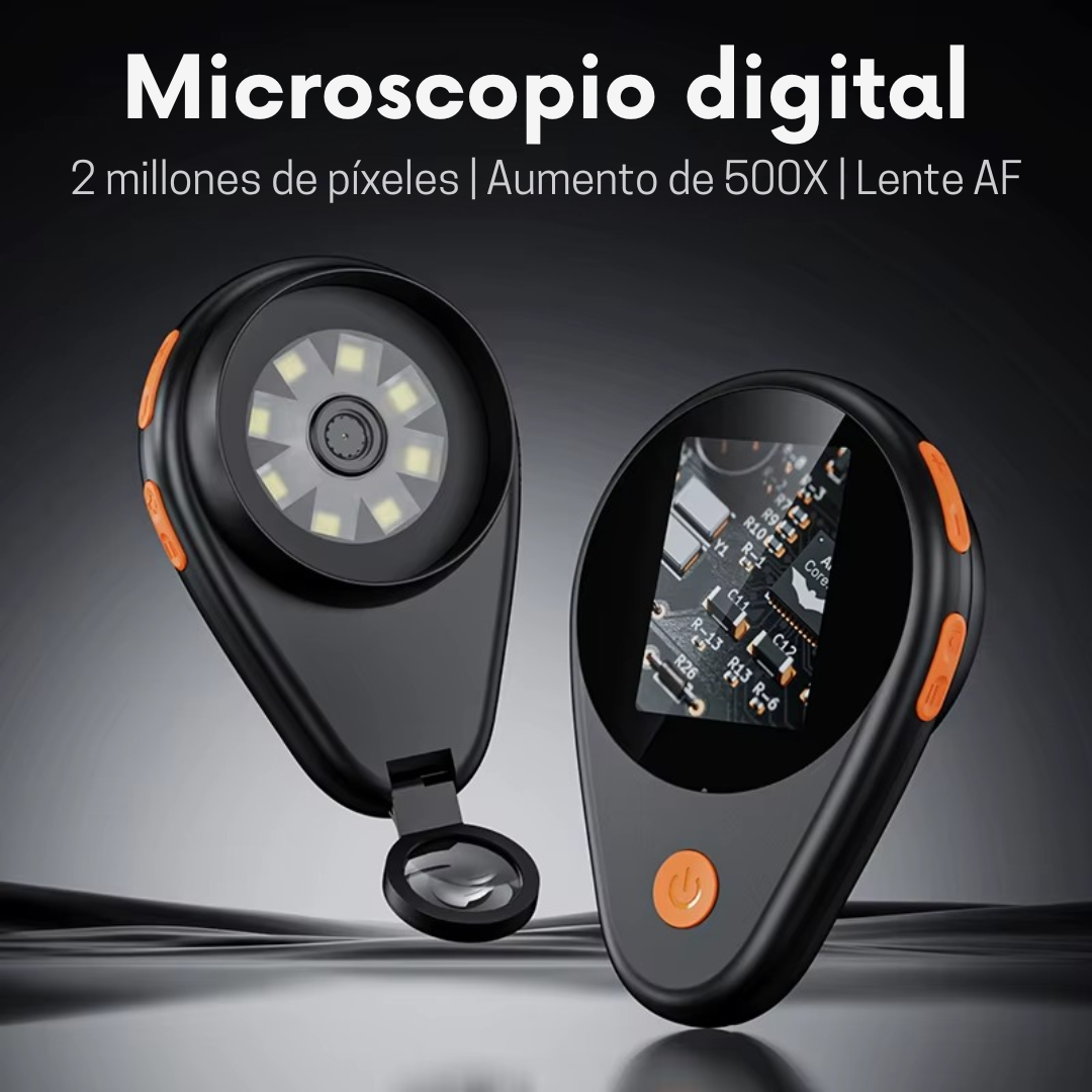 Microscopio Digital 500x (repara y observa con gran precisión) 🔬💡⚡