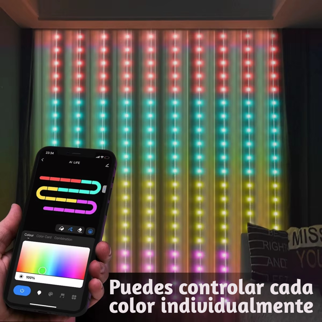 💥LUCES CORTINA LUMINE LED🌲