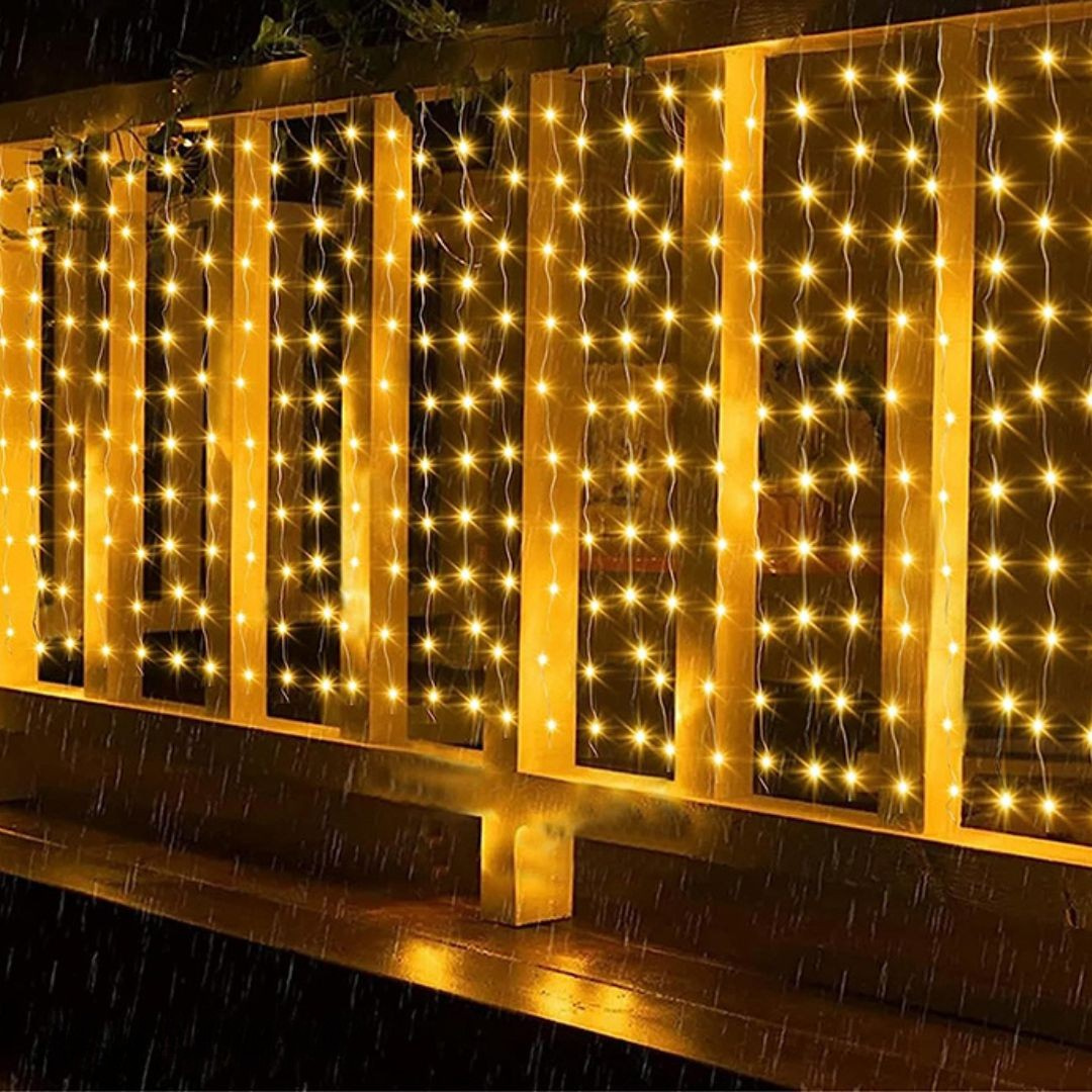 Cortina de Luces LED Cálido 💡✨