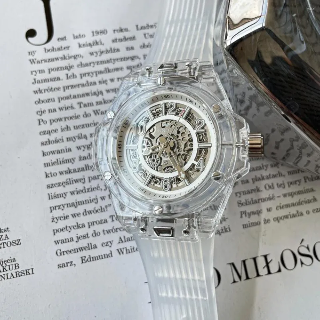 ⌚ RELOJ ONOLA  PREMIUM AUTOMÁTICO 3D ⌚ (Diseño hueco estereoscópico para un estilo que impone presencia y elegancia)