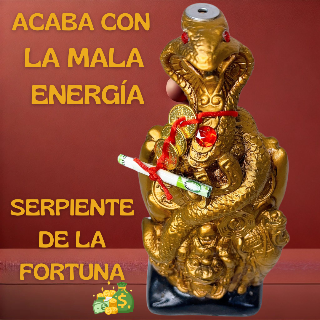 🐍SERPIENTE PORTA INCIENSO SPIRIT SERPENT® (DISEÑO ÚNICO PARA RELAJACIÓN Y ARMONÍA)🌀